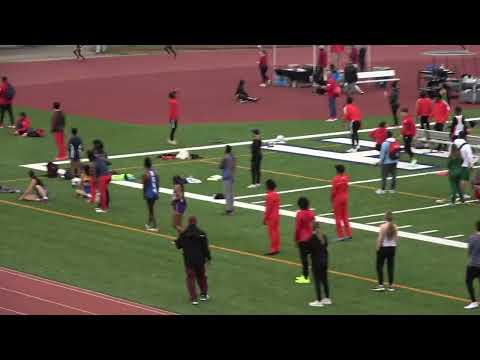 Video of Anchor Leg Bellaire Girls 4x100 District Meet 2023