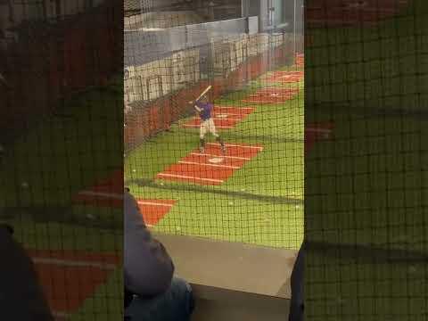 Video of Batting Practice at Wilfrid Laurier University 2022 Showcase