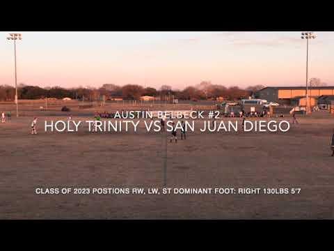 Video of Austin Belbeck highlights against San Juan Diego 