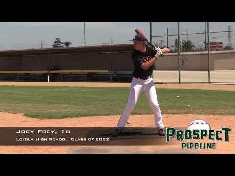 Video of Joey Frey Prospect Video, 1b, Loyola High School Class of 2022