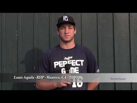 Video of Louis Aquila - RHP - Manteca, CA - 2020