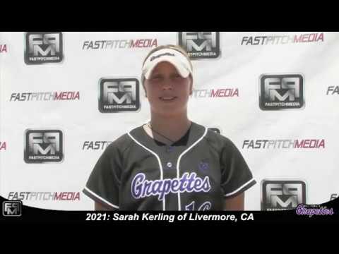 Video of 2021 Sarah Kerling Outfield and Shortstop Softball Skills Video - Grapettes 18 Gold