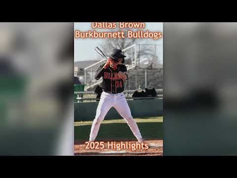 Video of Dallas Brown 2025 Burkburnett Bulldogs Highlights