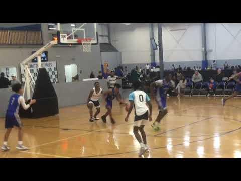 Video of James Weaver (#1 white jersey PG) vs Iowa Elite