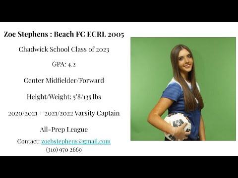 Video of Zoe Stephens Class of 2023 2021/2022 Season Highlights