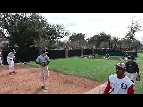 Video of Bullpen at FSU on 1.13.2014, Hit 88MPH twice (Started on the middle mound)