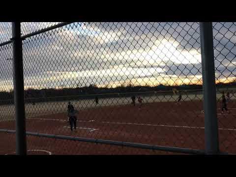 Video of Santa Anna vs Christoval double hit 