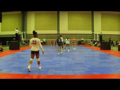 Video of Chanel T. Garcia #20, Libero/Defensive Specialist TRIBE Miami 18U at 2021 Cloverfield Volleyball Tournament, Palm Beach, Florida