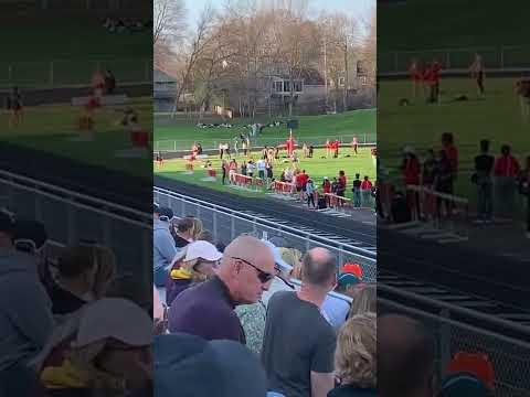 Video of (Drake Relays Blue Standard Time of 3:36.55) (51.1 split) (Received Hand-off Wrong)