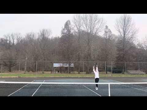 Video of Forehands, backhands, volley, and overhead