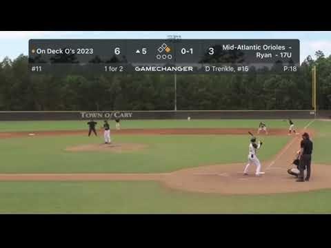 Video of 2022-09 - threw out 5 runners on the bases over the weekend 