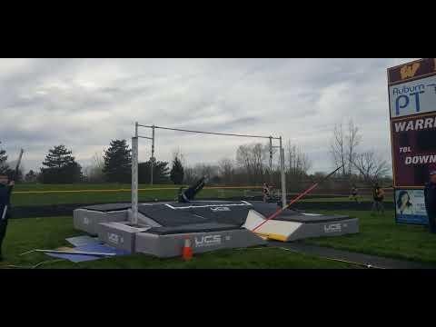 Video of Becky Lane vaulting 10 feet . Bay City Western Invitational 