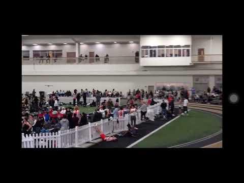 Video of 49.02 400 Meter Dash Official Milespilt time Vanderbilt Meet . ( red top and black bottom)