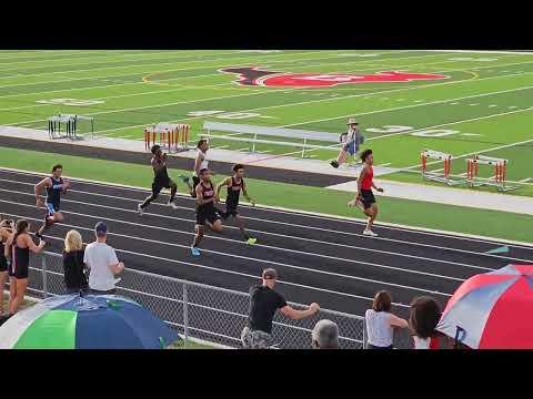 Video of Calvin, Quincy, and Malachi's 100m dash class 4A district 7 meet April 26, 2023