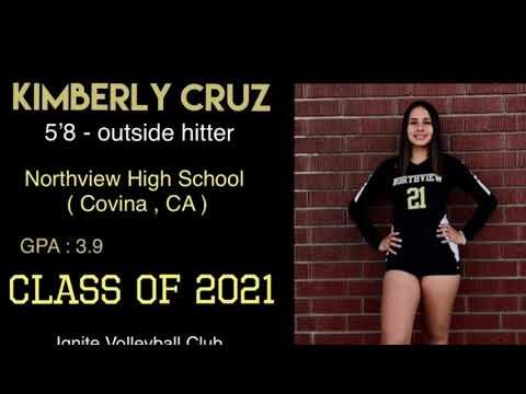 Video of Kimberly Cruz - C/O 2021 - Outside Hitter - Volleyball Recruiting Video #2 