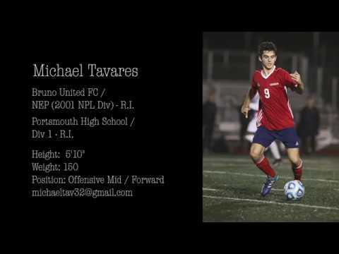 Video of Michael Tavares - Soccer Highlights 2018