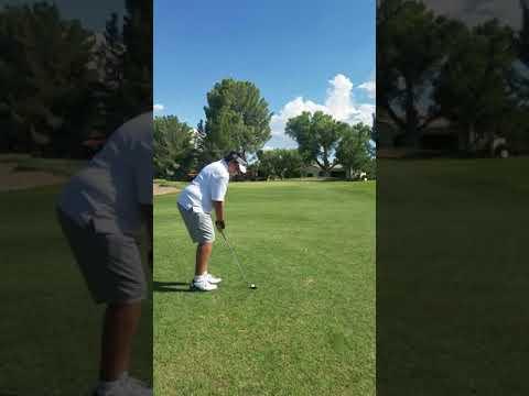 Video of 60° Titleist Chip shot. Par 5 , 3rd shot.