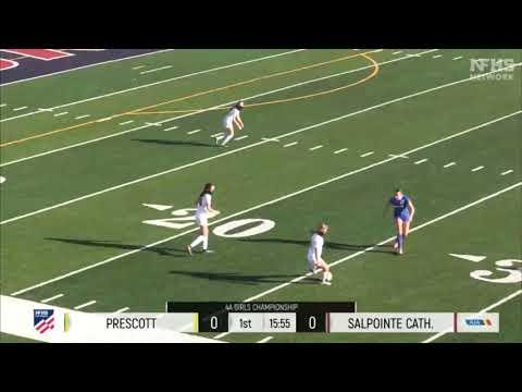 Video of Anissa Fernandez - White #22 Jersey  - (LEFT foot Dominate) Center Back- Highlights Az State Playoffs Championship Game