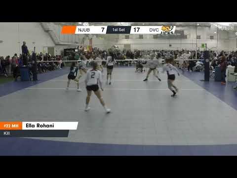 Video of Ella R. - 4 Kills vs. NW Jrs 16 UA Blue