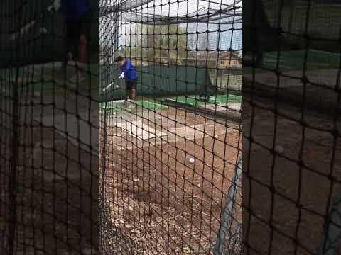 Video of Jared Gutierrez 2020 Hitting with MLB Manager Jerry Manuel 