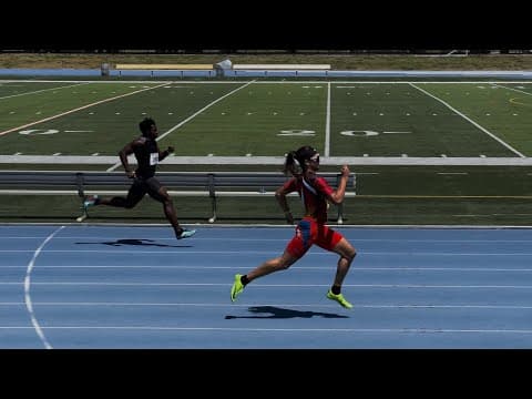 Video of Jakob Ebanks 200m 1st Place 22.29 - Miami Goulds Classic April 13,2024