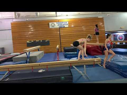 Video of Off Season Beam Training - Front Toss Hand Spring Hand  Spring