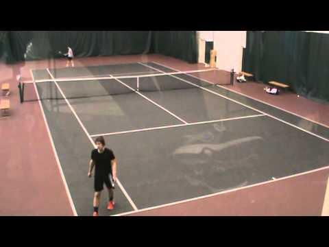 Video of Reid Teatsorth Tennis DePauw USTA Tourney Feb 2014