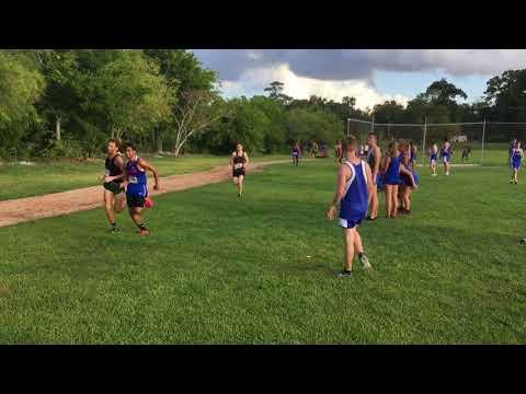 Video of Audrey Witham's first win of 2018 xcountry season