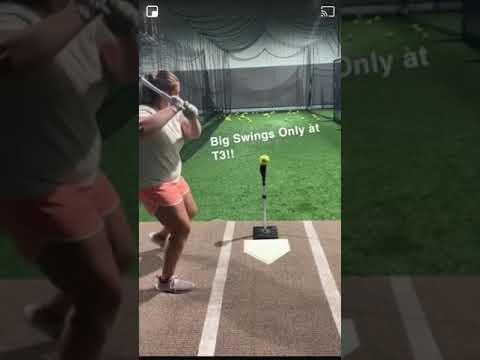 Video of Swing from hitting lessons at T3 Academy in Danville, Illinois. June 2020