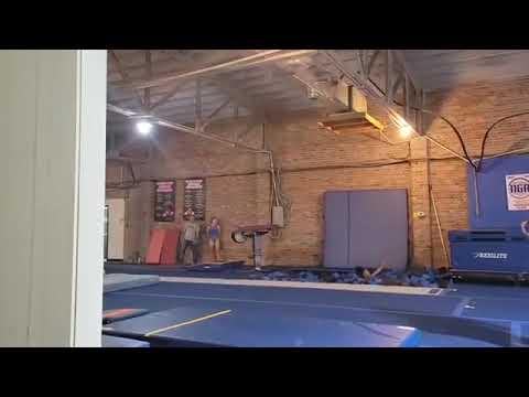 Video of Training Yurchenko 1.5