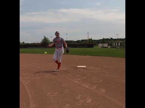 Video of Madi Best (2022) First Base 