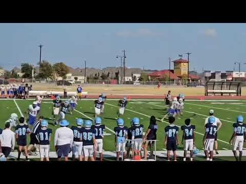 Video of 40-55 yard int returned for TD