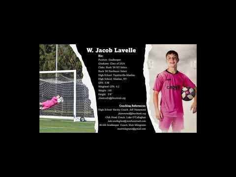 Video of W. Jacob Lavelle Sophomore Varsity FM HS Team- Goalkeeper (in Pink)