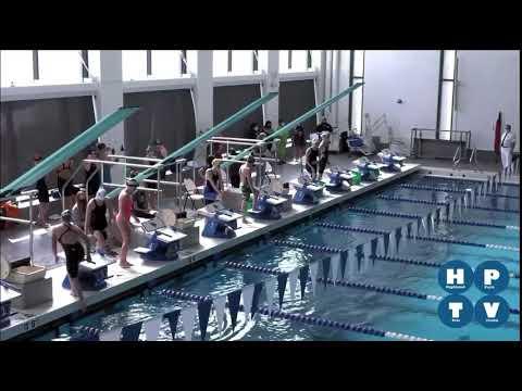 Video of 2020 HS Sectionals 100 free lane 4 (bright pink suit) 