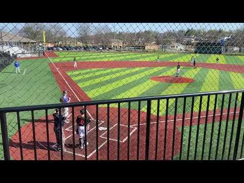 Video of deep double to left field