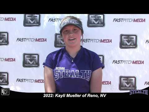 Video of 2022 Kayli Mueller Outfield and Second Base Softball Skills Video - Nevada Stealth