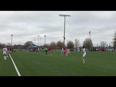 Video of Ryan Stillman 2023 CDM - Connecticut Football Club ECNL South Carolina Showcase highlights, Dec 2022