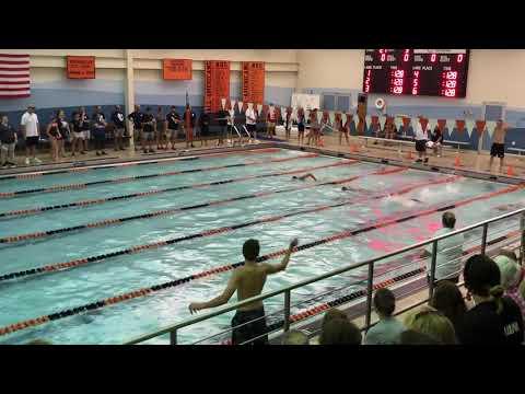 Video of 2019 AAAA CASL Divisionals Boys 50 Free 15 & older,  Lane 4