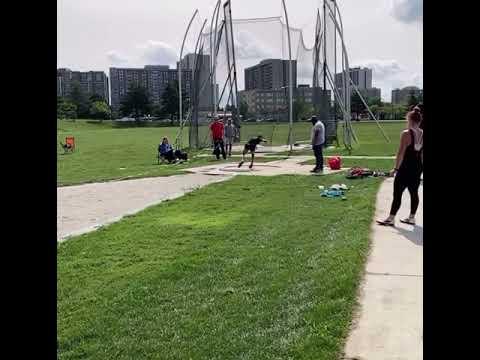 Video of Back to Track #4, Terry Fox Stadium, Brampton, 09/13/2020, Shot Put (11.98m)