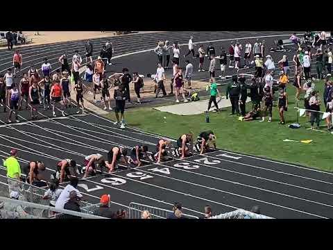 Video of Randall Hess Invitational 2021 100 meter 12.06