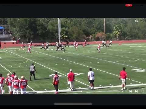 Video of Pop Warner Football kick Returner 