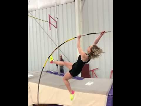 Video of 9’11.25 pole vault at Defiance college 