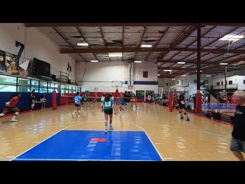 Video of Cheney Gomez #75 (Teal Shirt) Setter Class of 2023