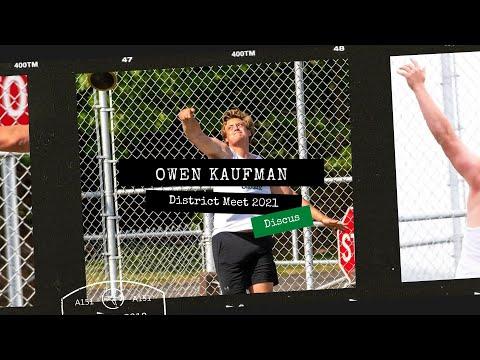 Video of Owen Kaufman Junior Season Discus Highlights 2021