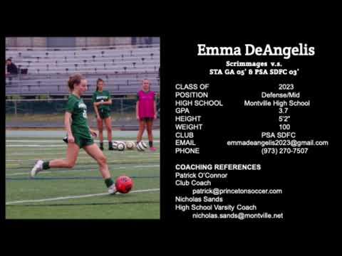 Video of Emma DeAngelis - Scrimmage vs STA GA 05' & PSA SDFC 03' - PSA SDFC 04' 