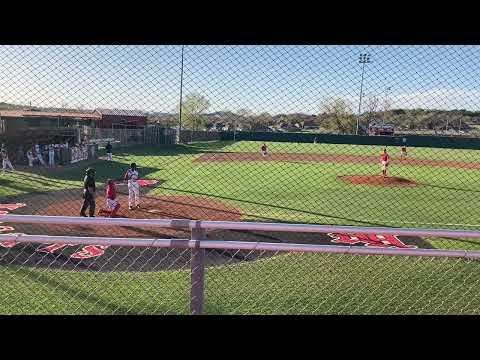 Video of March 31, 2022  Cole Haisler #10 - RHP 2025 - on the Mound  BELTON HS JV @Harker Heights 