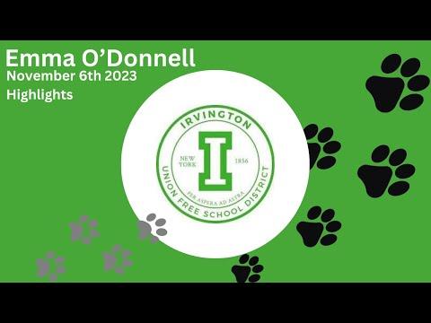 Video of Emma O'Donnell - November 6th 2023