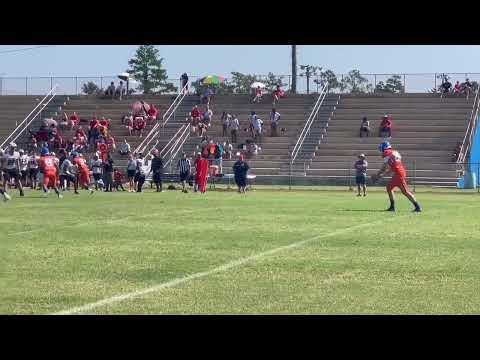 Video of Pressure punt Fall 2023 Luke Hayden junior year varsity