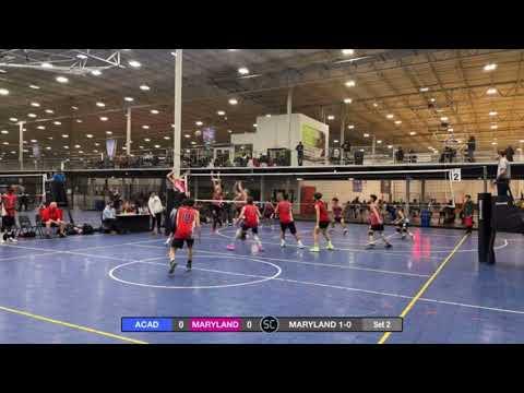 Video of Jaron Popp, 6’4” 2023 Outside Hitter, #9 Red/Blue Jersey, Mid Season Club Highlights