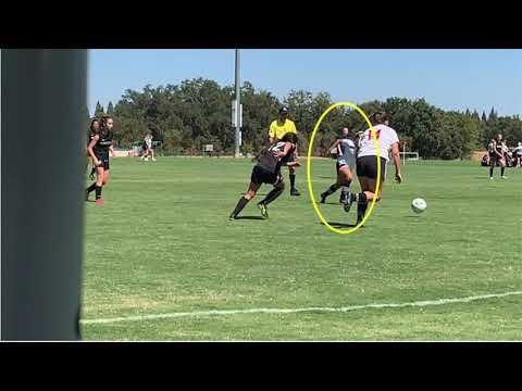 Video of Alexis Geary- Davis Legacy 06G Black VS Roseville Premier+ Placer United